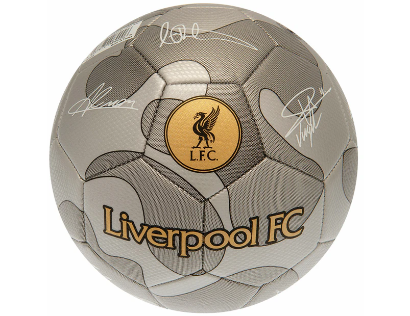 Liverpool FC Camo Football (Silver/Grey) - TA11229