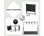 Levede Camping Storage Shelves Portable Hanging Rack Foldable BBQ Picnic Table