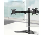 Artiss Monitor Stand Arm Dual HD LED TV Freestanding Mount Holder 2 Arm Display