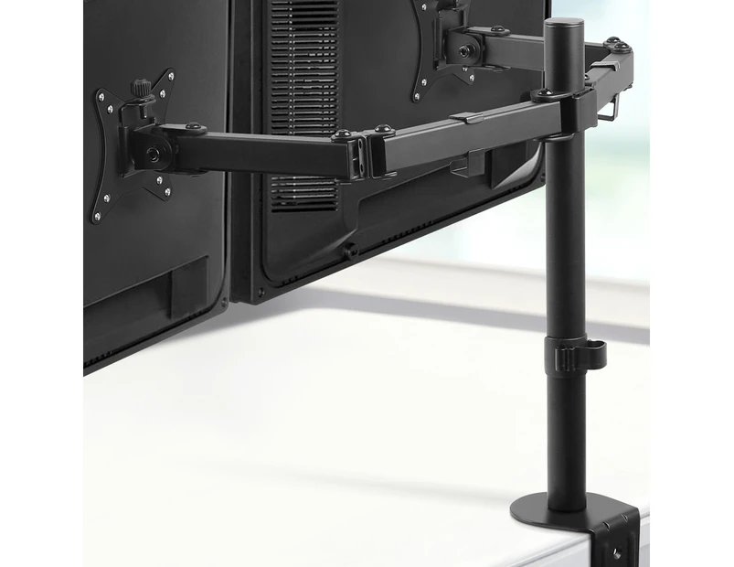 Artiss Monitor Stand Dual Arm Desk Mount 32'' HD LED TV Screen Holder Bracket