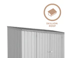 Absco Sheds 3.00mW x 1.52mD x 2.08mH Zincalume Economy Garden Shed - Double Door