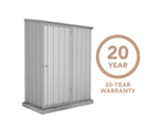 Absco Sheds 1.52mW x 0.78mD x 1.95mH Zincalume Economy Garden Shed - Single Door