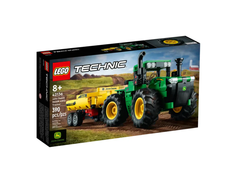 LEGO Technic John Deere 9620R 4WD Tractor 42136 Model Building B