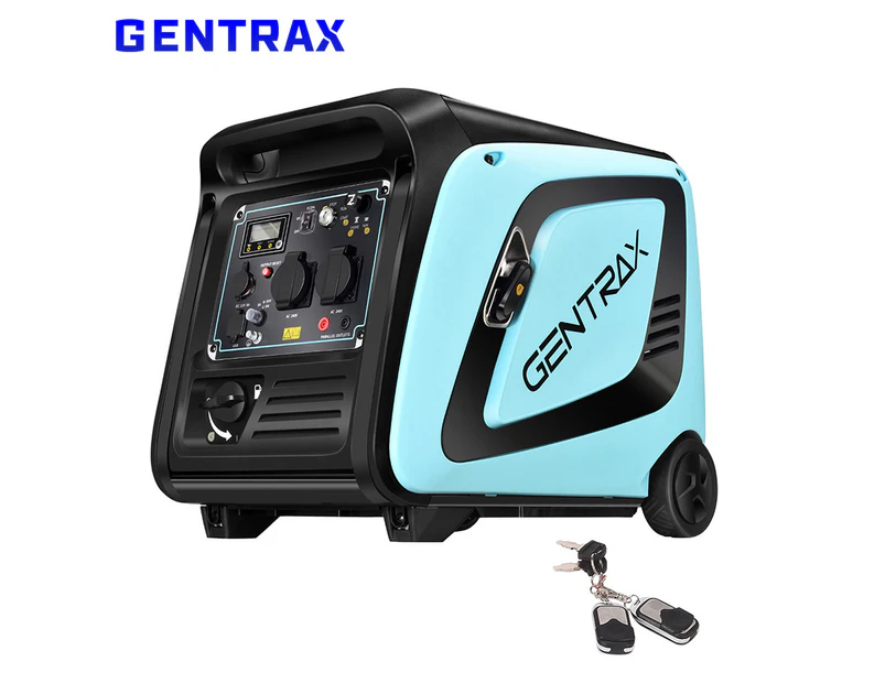 GENTRAX GTX4200 Portable Inverter Generator New Design 4.2KW Max 3.5KW Rated 3 Start Modes Pure Sine Camping RV Silent Quiet Power Petrol Gasoline Engine