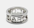 Marc Jacobs Logo Metal Ring - Silver
