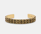 Marc Jacobs The Monogram Engraved Bracelet - Aged Gold
