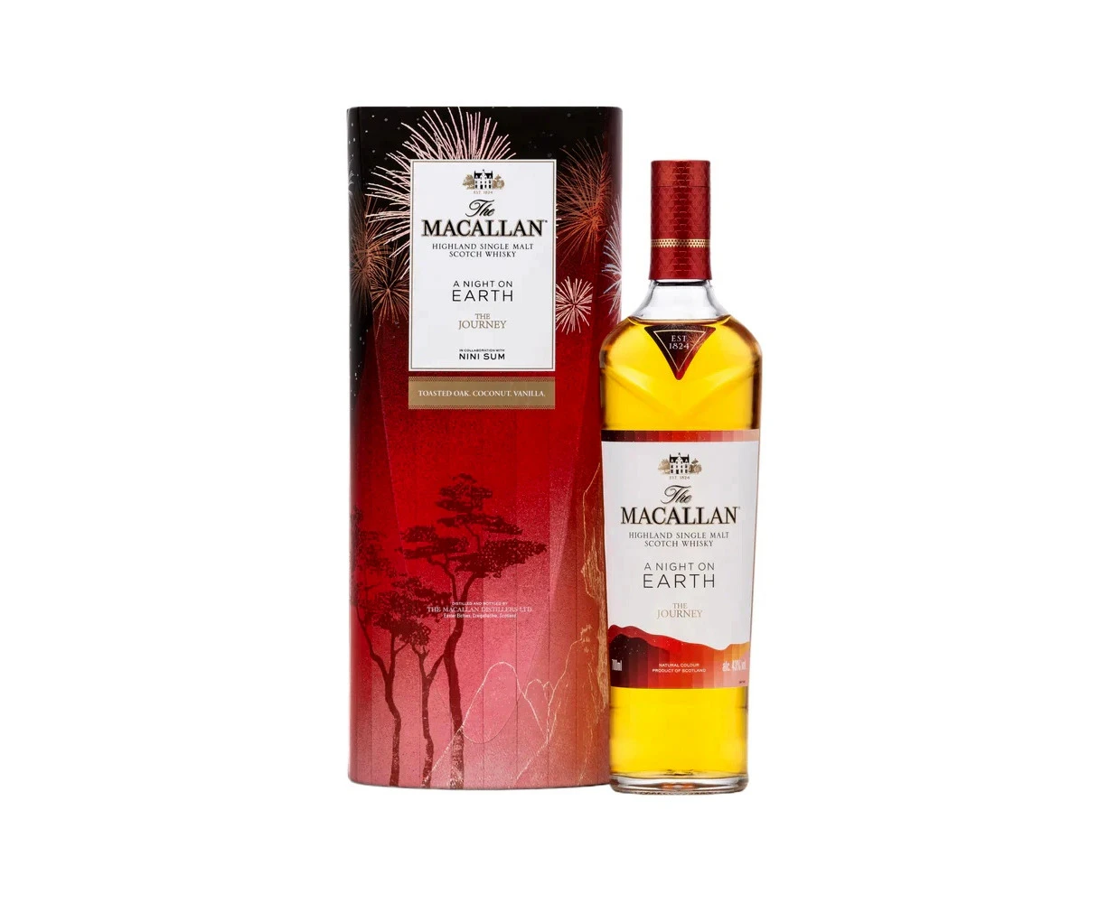 The Macallan A Night on Earth "The Journey" 2023 Release Single Malt Scotch Whisky 700mL