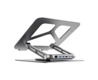 Mbeat Stage S12 Rotating Laptop Stand with USB-C Docking Station - Space Grey