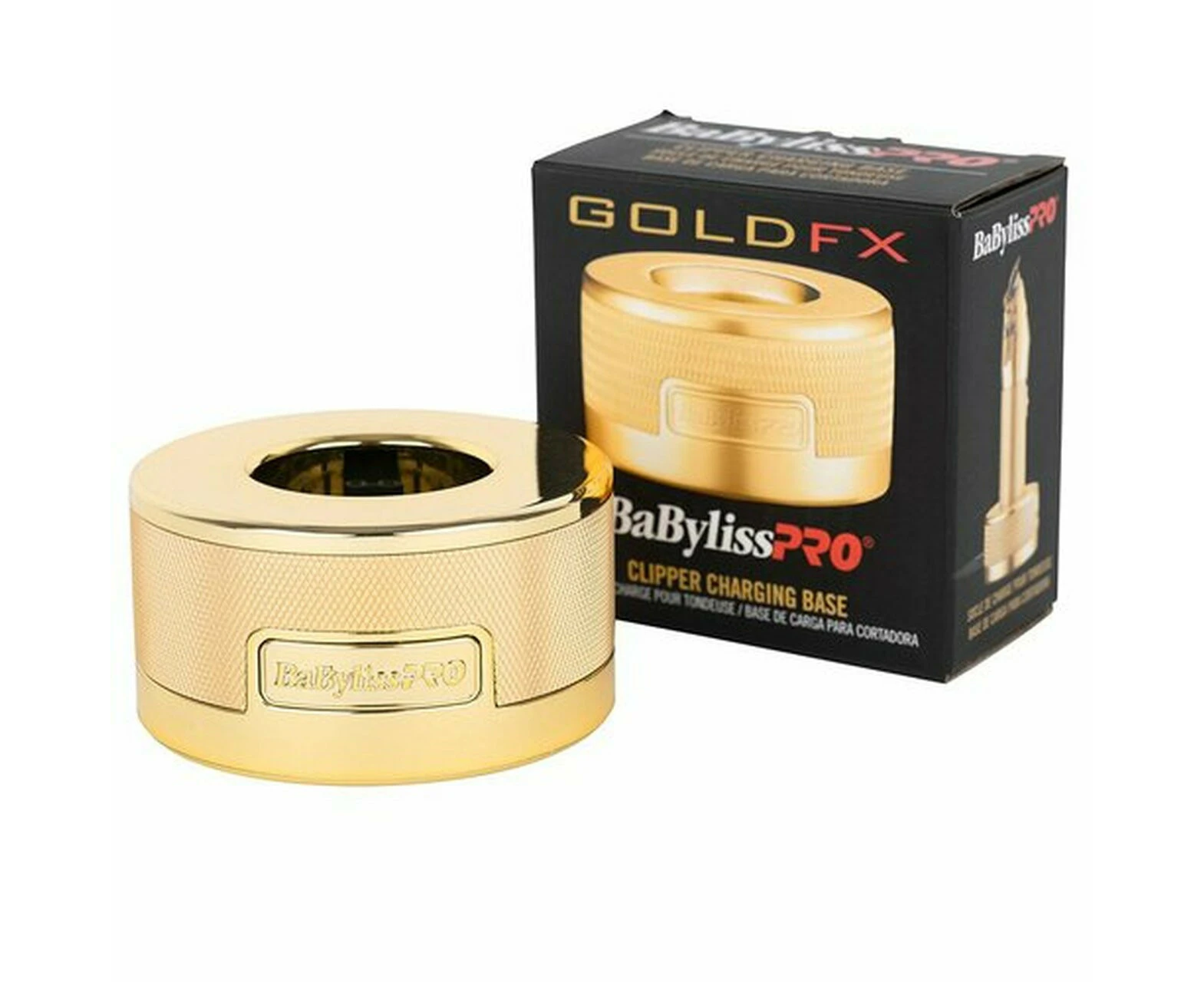 BaBylissPRO Charging Base Clipper - Gold