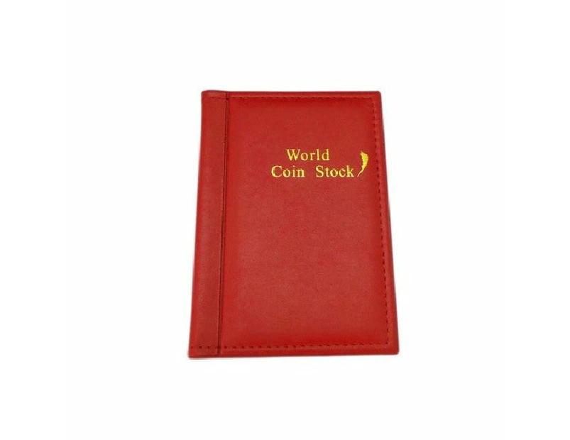 World Coin Collection Book - Red