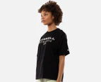 Russell Athletic Women's Elements Oversized Tee / T-Shirt / Tshirt - Black