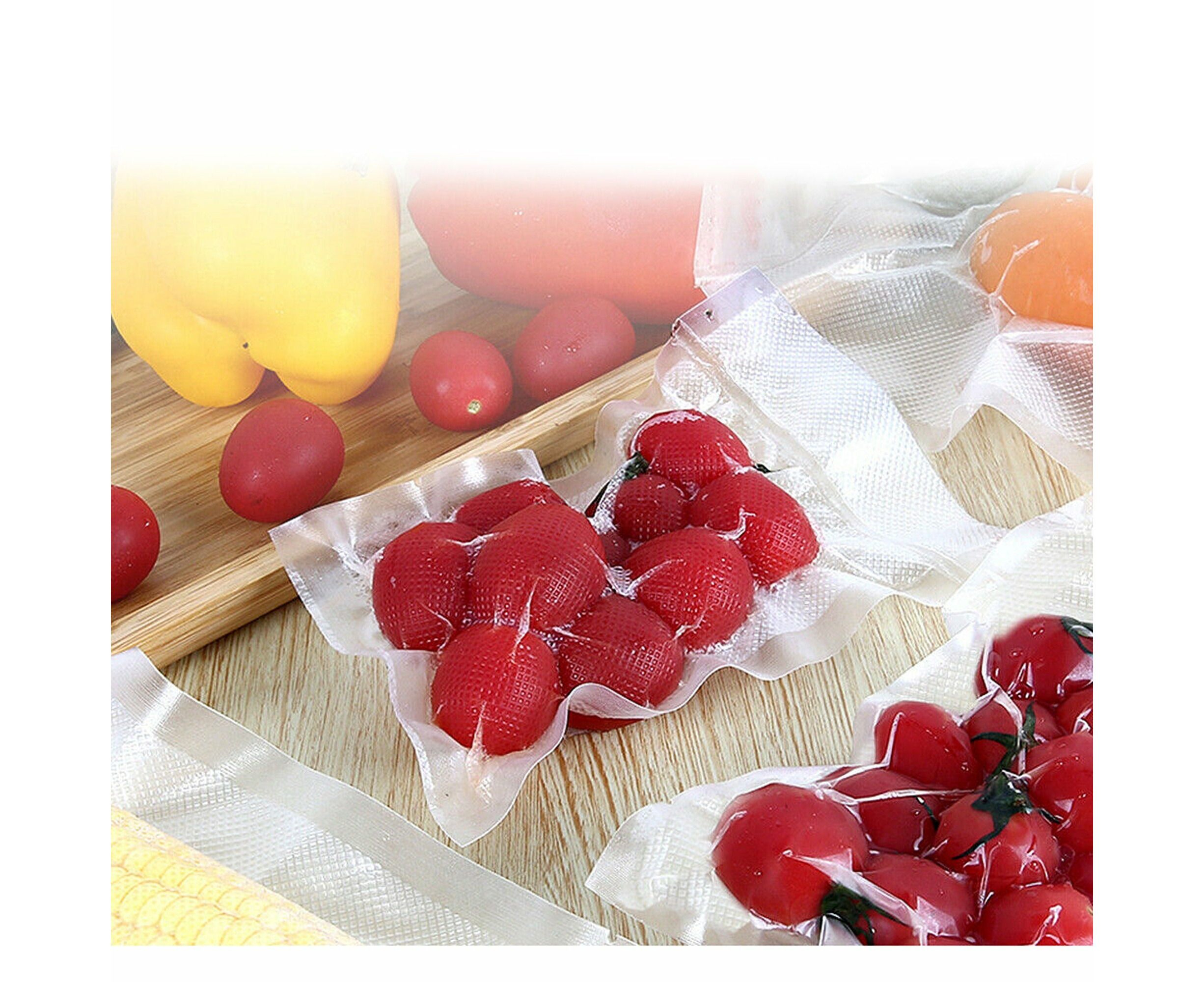 100x Vacuum Sealer Bags Food Storage Saver Heat Seal Cryovac 20cm