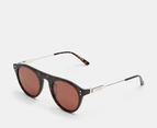 Calvin Klein Men's CK20701S Sunglasses - Dark Tortoise/Brown
