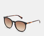 Longchamp Unisex LO606S Sunglasses - Black/Havana/Brown