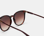 Longchamp Unisex LO606S Sunglasses - Havana/Burgundy