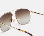 Lanvin Women's Aviator Sunglasses - Gold/Grey