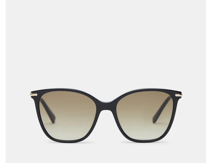 Longchamp Women's LO660S Sunglasses - Black/Green