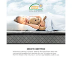Bedra Single Mattress Breathable Luxury Bed Bonnell Spring Foam Medium 21cm