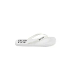 Rubber Thong Sandals - White