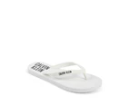 Rubber Thong Sandals - White