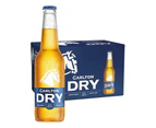 Carlton Dry Beer Case 4 X 6 Pack 330ml Bottles