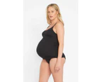 Womens Bonds Maternity Support Singlet Bra Top Black Cotton/Elastane - Black