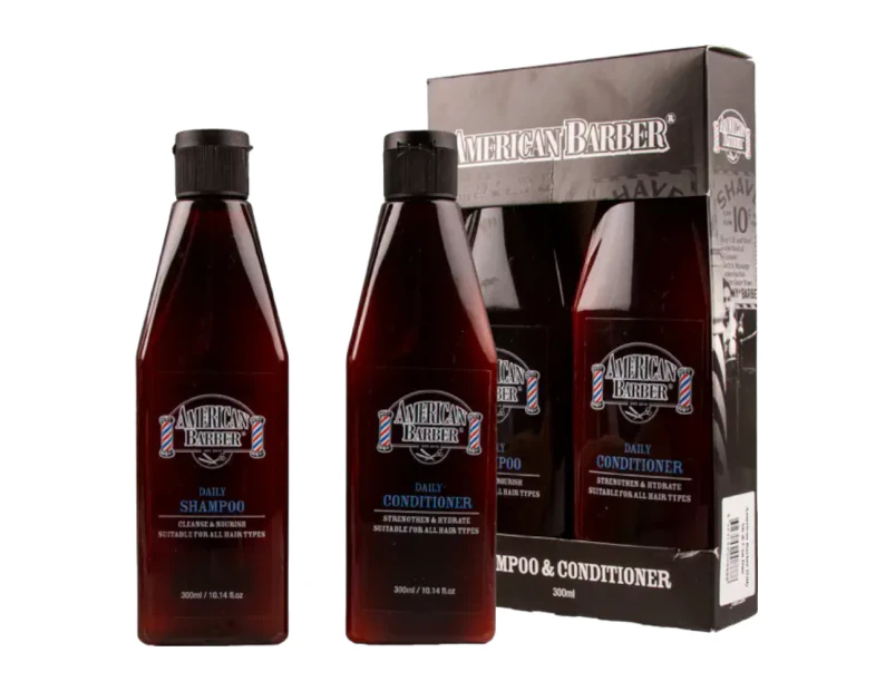 American Barber Daily Shampoo and Conditioner Duo Pack 2 x 300ml