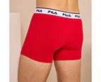 Fila 3 Pack Detroit Sports Trunks - Red