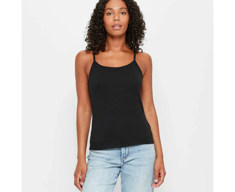 Target Australian Cotton Cami - Black