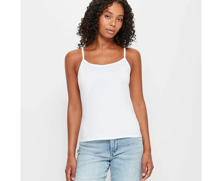 Target Australian Cotton Cami - White