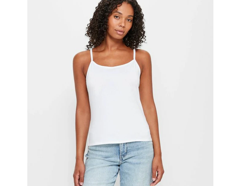 Target Australian Cotton Cami - White