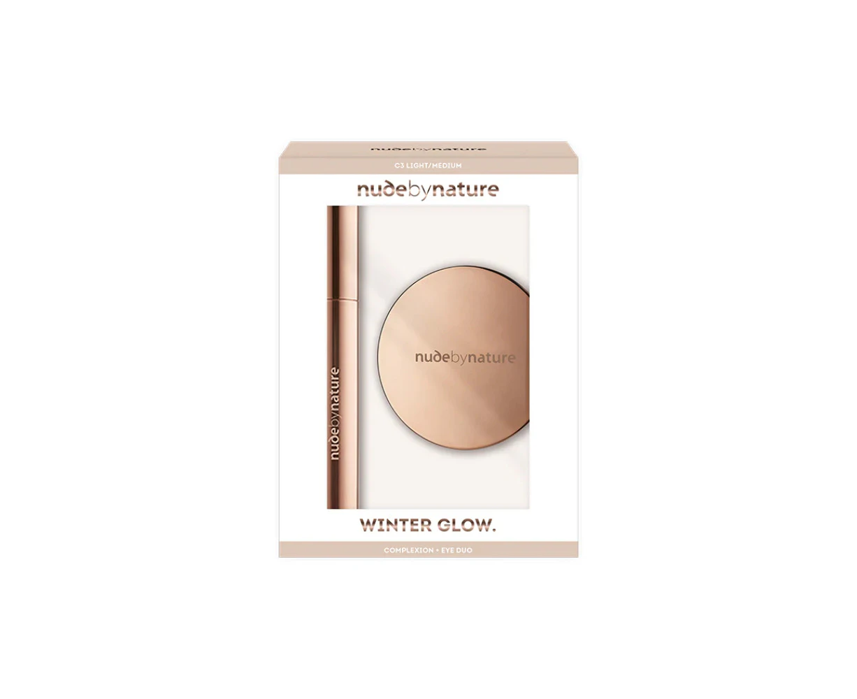 Nude by Nature Winter Glow Complexion & Eye Duo - C3 Light/Medium