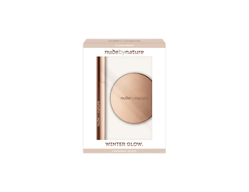 Nude by Nature Winter Glow Complexion & Eye Duo - C3 Light/Medium