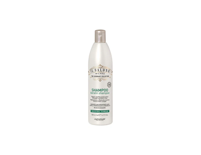 Alfaparf Il Salone Milano Keratin Repair Shampoo For Damaged Hair 500mL