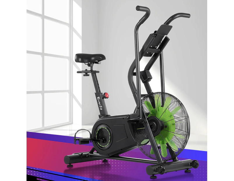 Everfit Air Bike Dual Action Exercise Bike Fitness Home Gym Cardio