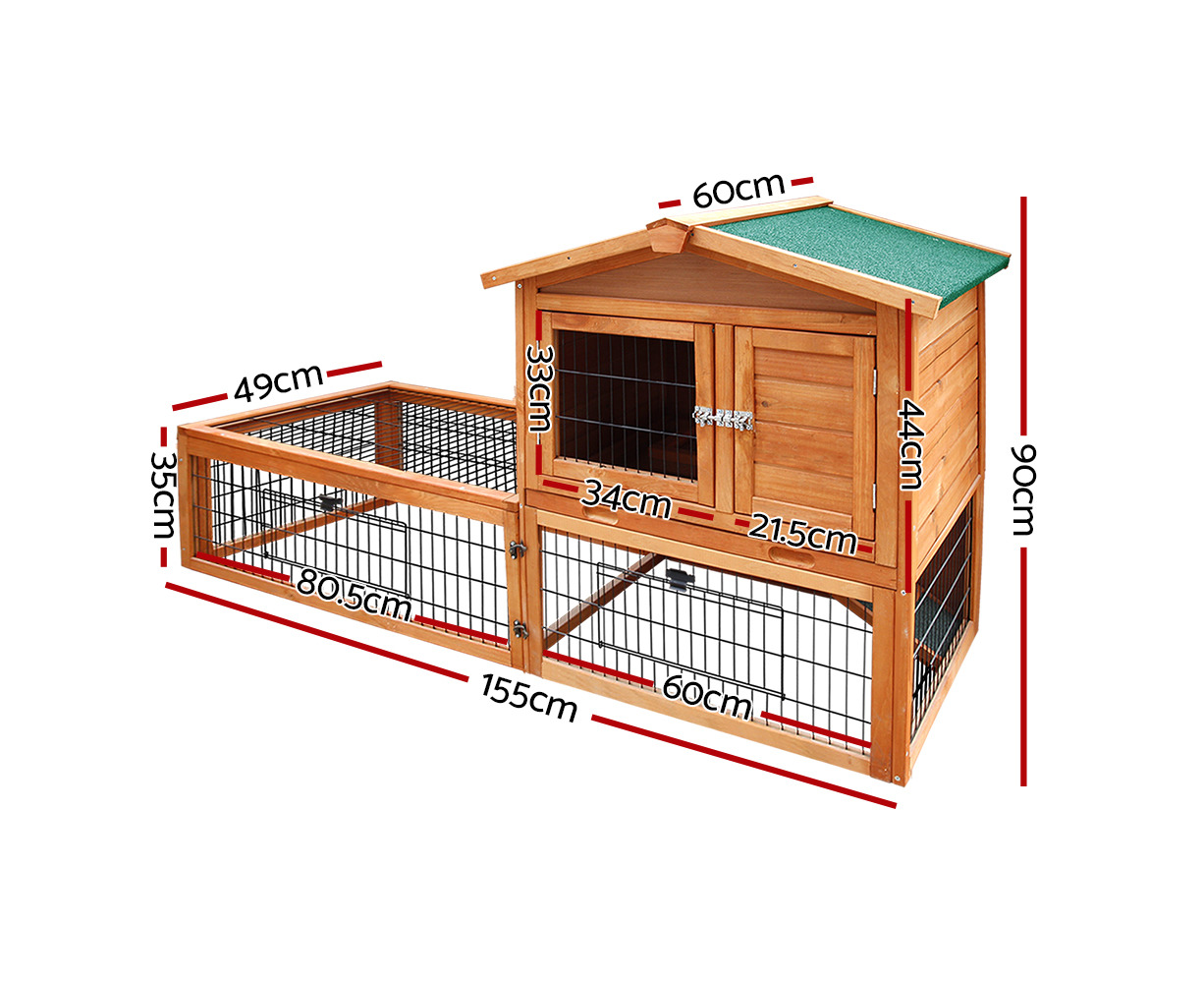 Ipet hotsell rabbit hutch