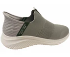 Skechers Mens Slip Ins Ultra Flex 3.0 Viewpoint Comfortable Shoes - Taupe Olive