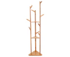 170cm Bamboo Clothes Rack Entryway Bedroom Hall Tree