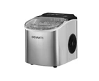 Devanti 12kg Ice Maker Machine w/Self Cleaning Silver