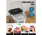 Devanti 12kg Ice Maker Machine w/Self Cleaning Silver