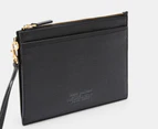 Marc Jacobs The Leather Small Wristlet - Black