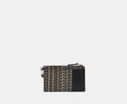 Marc Jacobs The Monogram Top Zip Wristlet - Beige/Multi