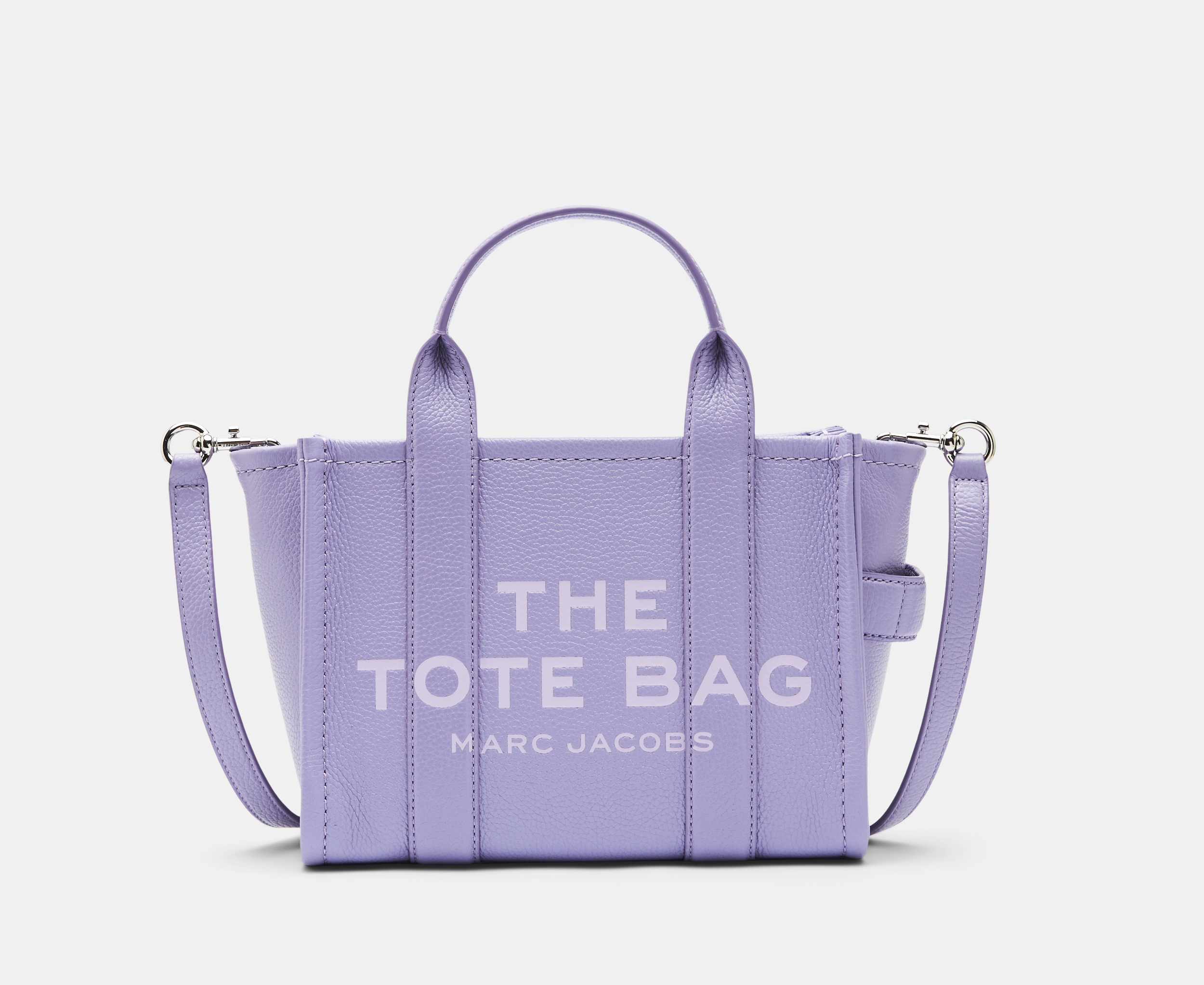 Marc Jacobs The Leather Small Tote Bag - Lavender