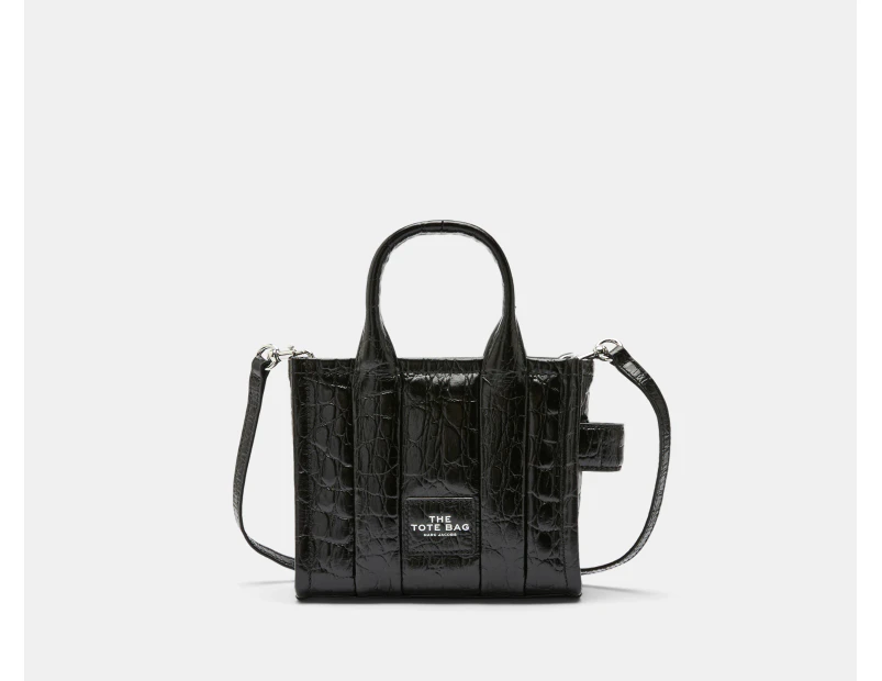 Marc Jacobs The Embossed Mini Tote Bag - Black