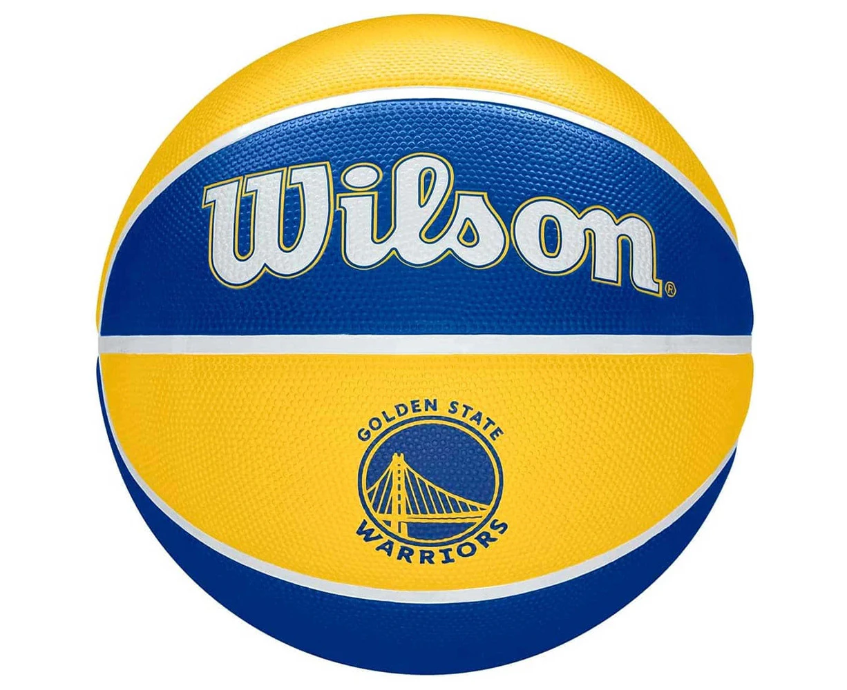 Wilson Golden State Warriors Basketball (Yellow/Blue) - RD3188