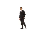 Modern Tailored Cut Ferre Nero Suit - Black