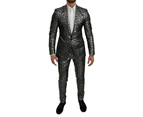 Silver Slim Fit 2 Piece Suit - Silver