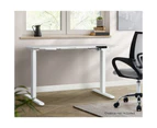 Oikiture Standing Desk Leg Frame Dual Motor White