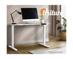 Oikiture Standing Desk Leg Frame Dual Motor White