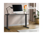 Oikiture Standing Desk Leg Frame Dual Motor Black